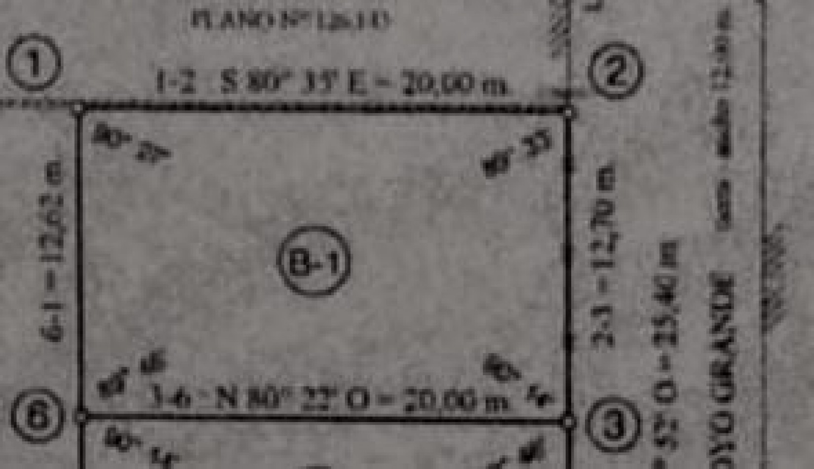 VENTA - TERRENO 12.50 X 20 - BARRIO PARACAO - CALLE ARROYO GRANDE