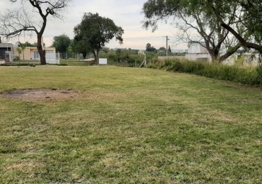 VENDO TERRENO - NIVELADO + PARQUIZADO zona Zanni
